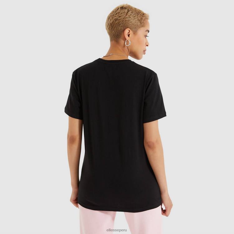 mujer camiseta albany negra ropa Ellesse antracita PZZNT61