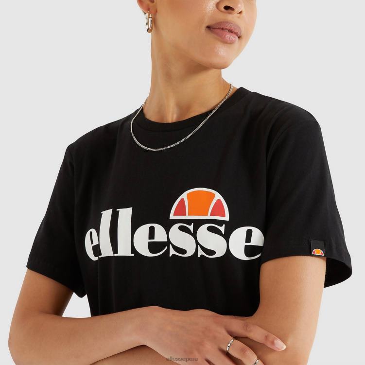 mujer camiseta albany negra ropa Ellesse antracita PZZNT61