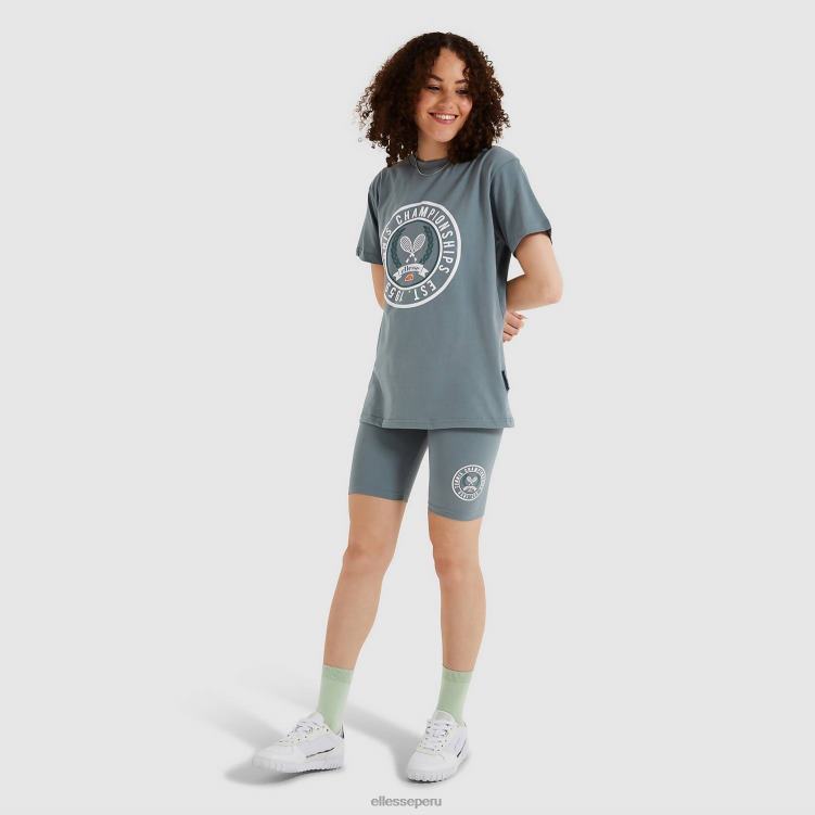 mujer camiseta con strass ropa Ellesse verde PZZNT237