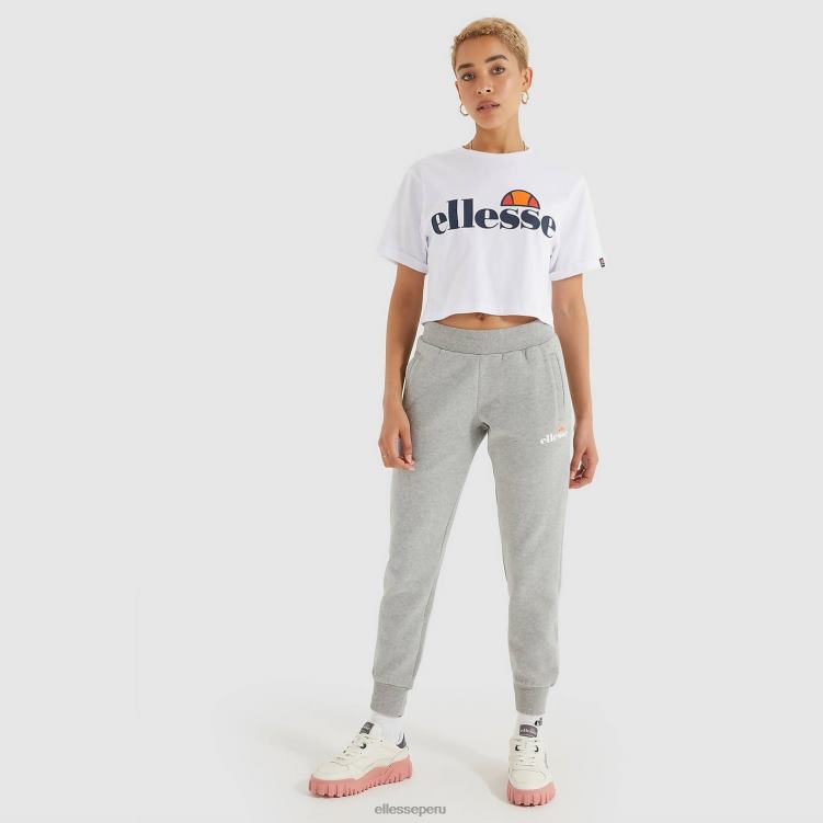 mujer camiseta corta alberta ropa Ellesse blanco PZZNT67