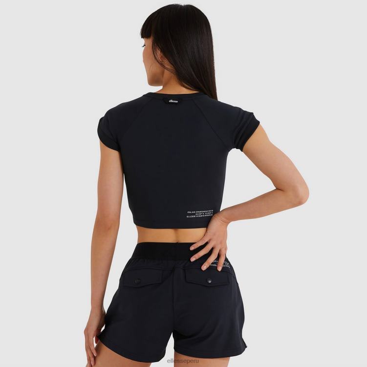 mujer camiseta corta arianne ropa Ellesse negro PZZNT214