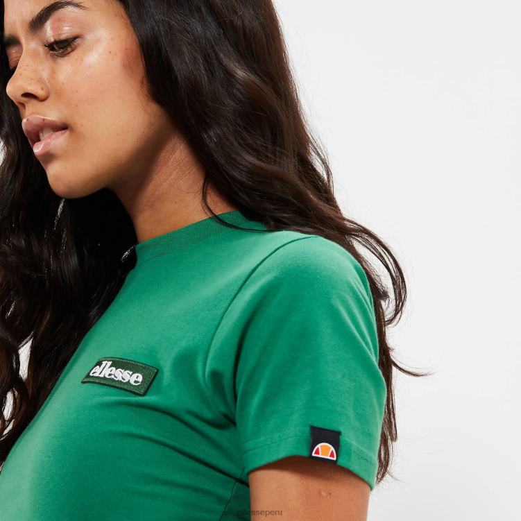 mujer camiseta corta chelu ropa Ellesse verde PZZNT84