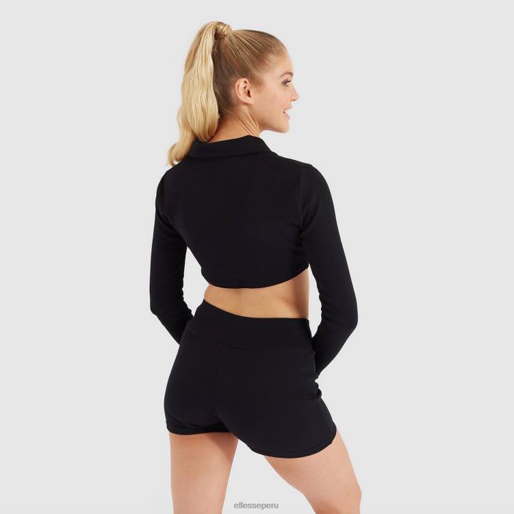 mujer camiseta corta harrie ropa Ellesse negro PZZNT197