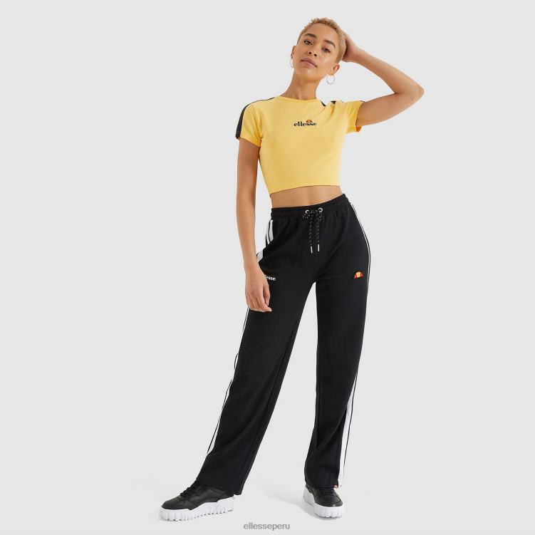 mujer camiseta corta latus ropa Ellesse amarillo PZZNT208