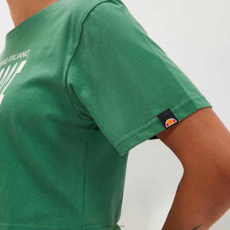 mujer camiseta corta volia ropa Ellesse verde PZZNT87