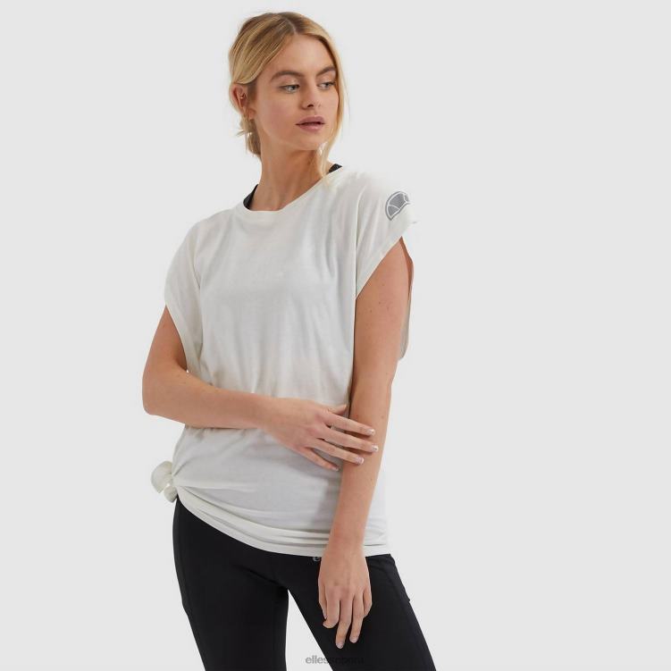 mujer camiseta de telururo ropa Ellesse blanquecino PZZNT228