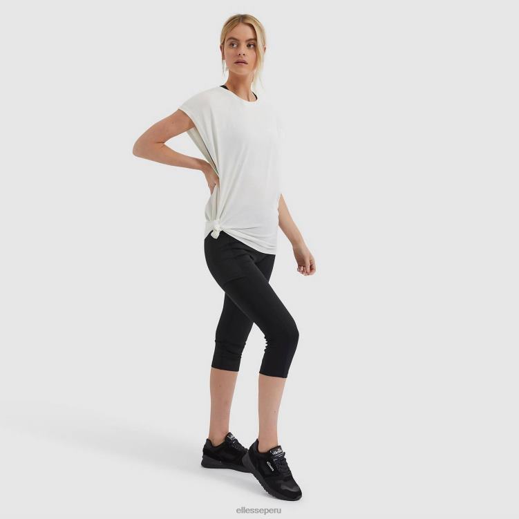 mujer camiseta de telururo ropa Ellesse blanquecino PZZNT228