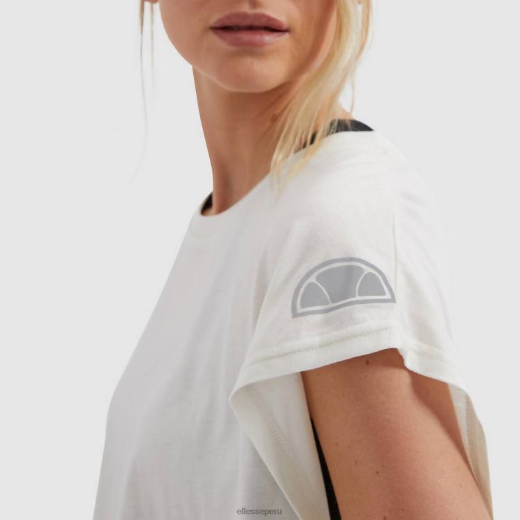 mujer camiseta de telururo ropa Ellesse blanquecino PZZNT228