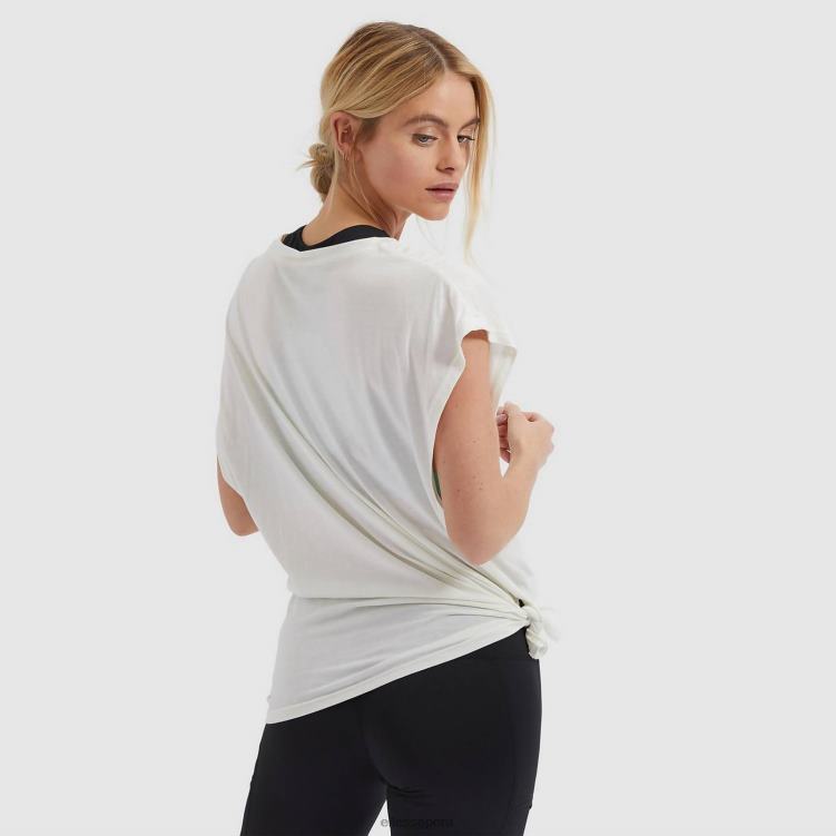 mujer camiseta de telururo ropa Ellesse blanquecino PZZNT228