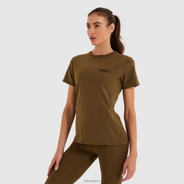 mujer camiseta lindley ropa Ellesse caqui PZZNT234
