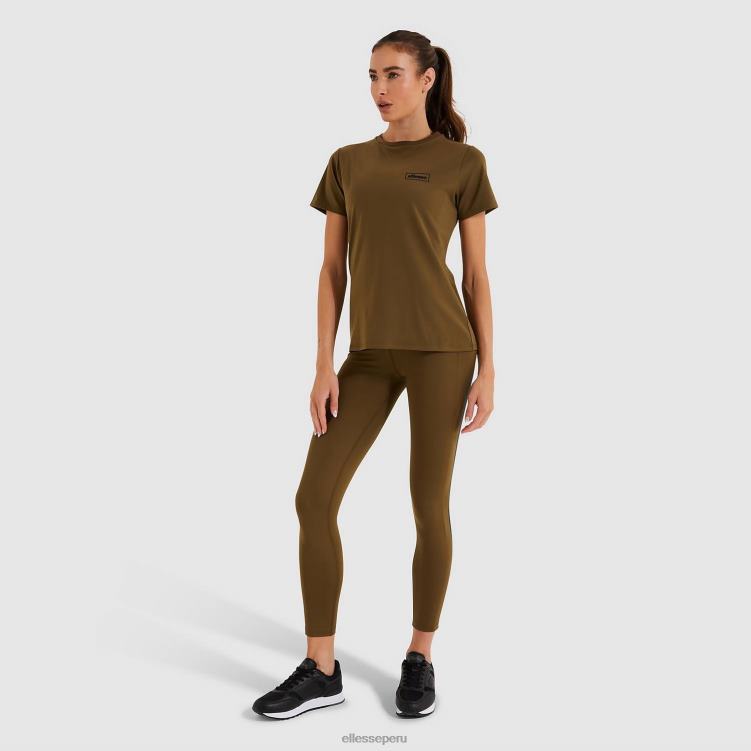 mujer camiseta lindley ropa Ellesse caqui PZZNT234