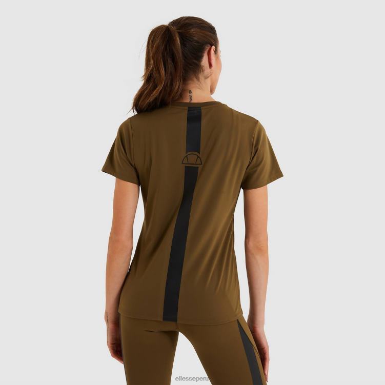 mujer camiseta lindley ropa Ellesse caqui PZZNT234