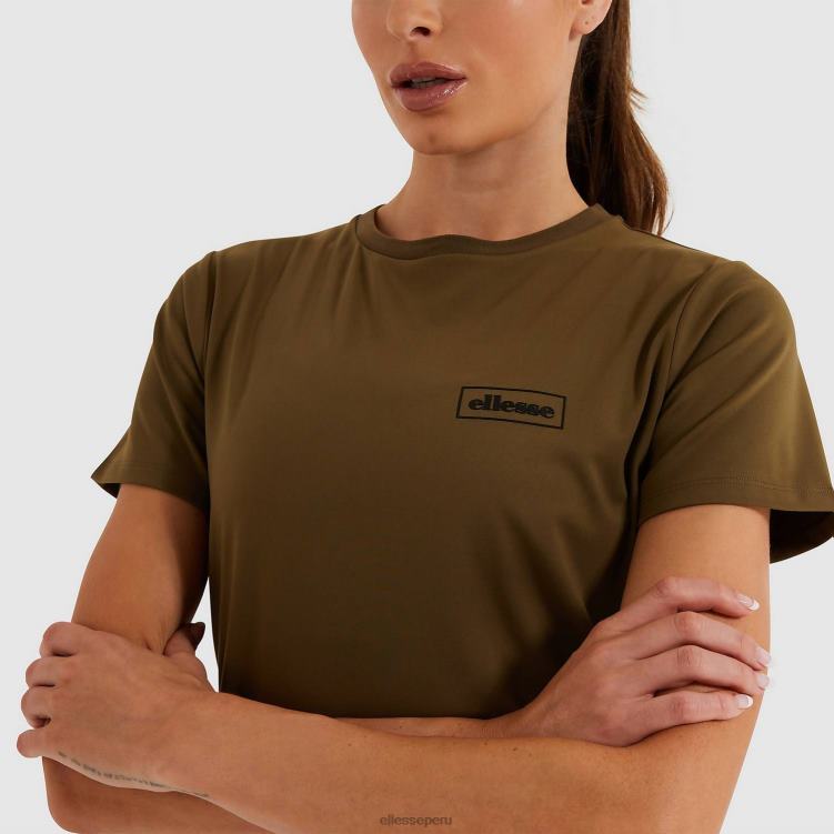 mujer camiseta lindley ropa Ellesse caqui PZZNT234