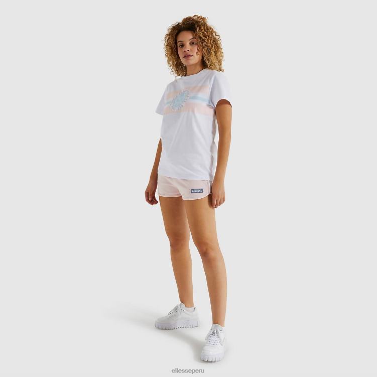 mujer camiseta maglie ropa Ellesse blanco PZZNT236