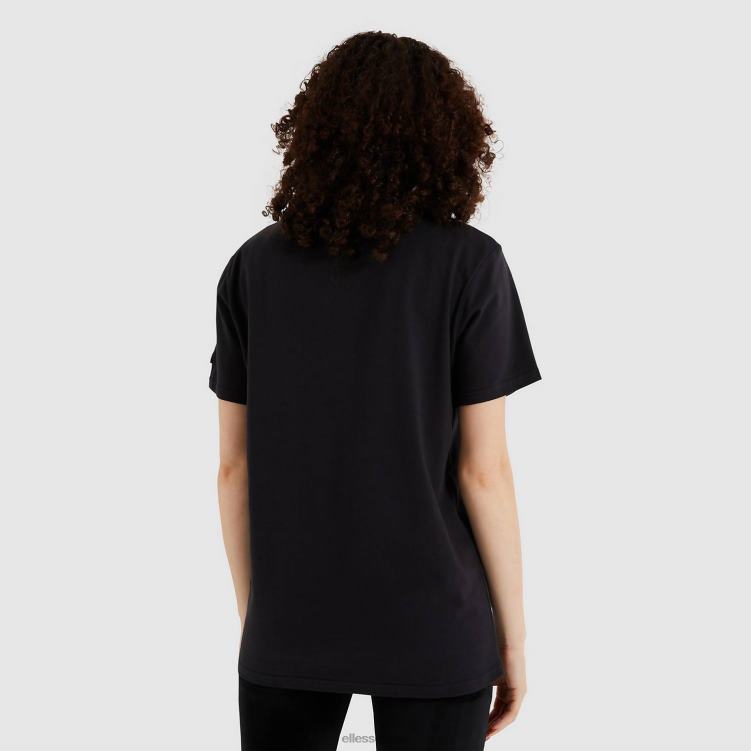 mujer camiseta miresa lavada ropa Ellesse negro PZZNT238