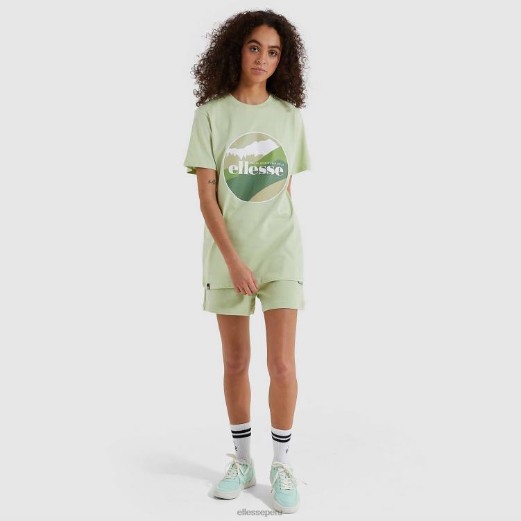 mujer camiseta shabunda ropa Ellesse verde claro PZZNT221
