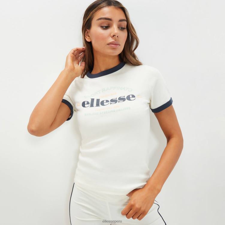 mujer camiseta telani ropa Ellesse blanquecino PZZNT50