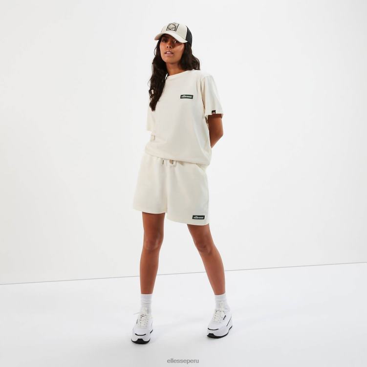 mujer camiseta tolín ropa Ellesse blanquecino PZZNT82