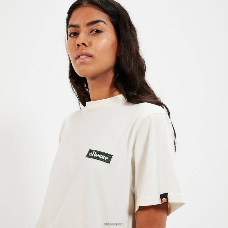 mujer camiseta tolín ropa Ellesse blanquecino PZZNT82