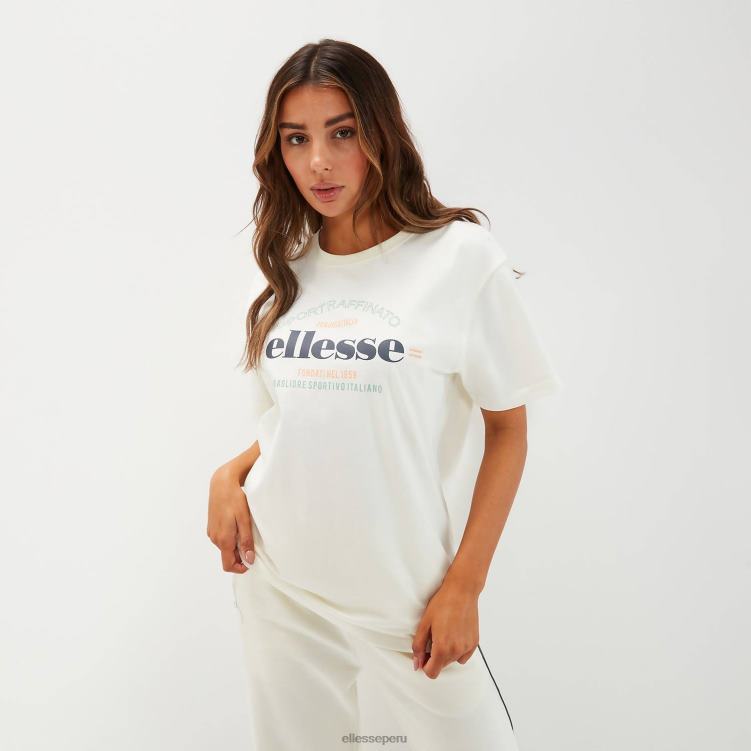 mujer camiseta tovo oversize ropa Ellesse blanquecino PZZNT58