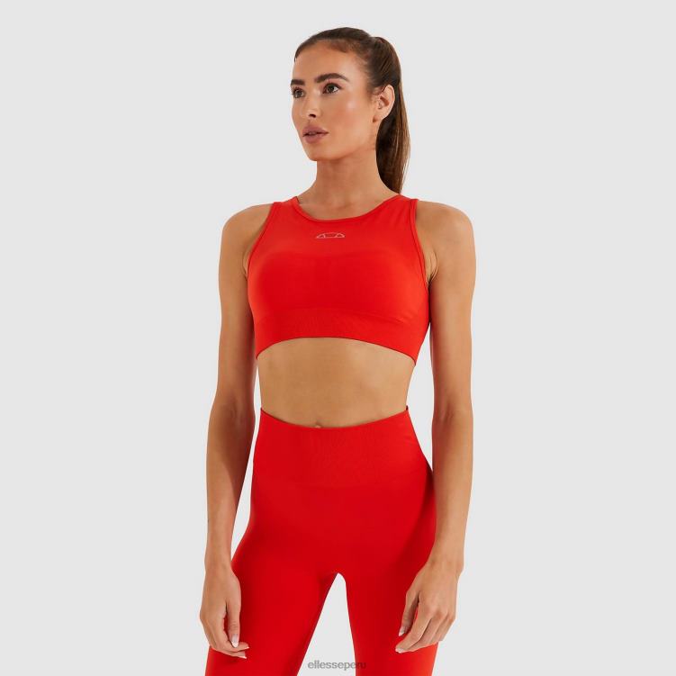 mujer chaleco corto en llamas ropa Ellesse naranja PZZNT232