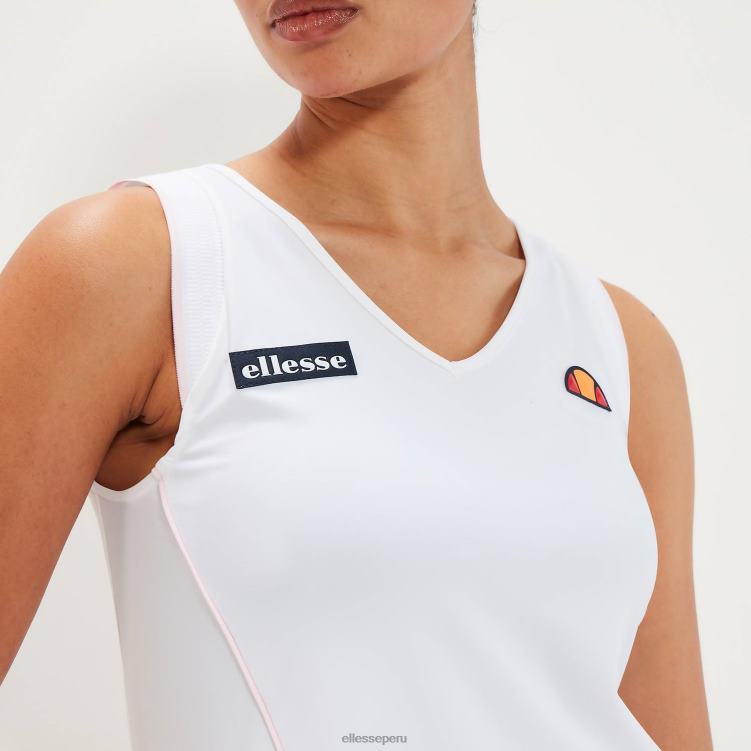 mujer chaleco moltedo ropa Ellesse blanco PZZNT53