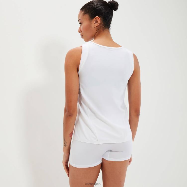 mujer chaleco moltedo ropa Ellesse blanco PZZNT53