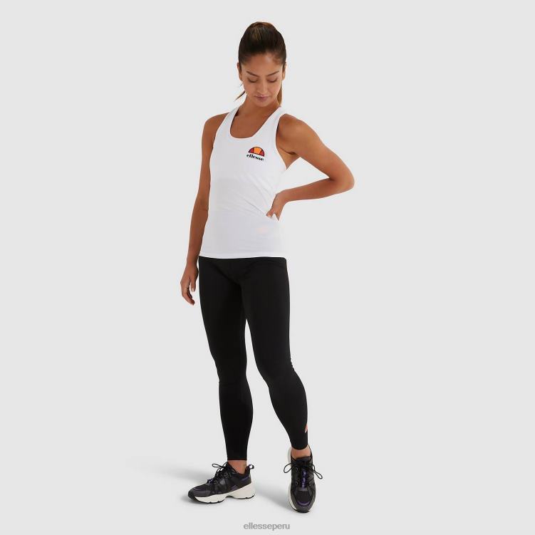 mujer top curasci sin mangas ropa Ellesse blanco PZZNT77
