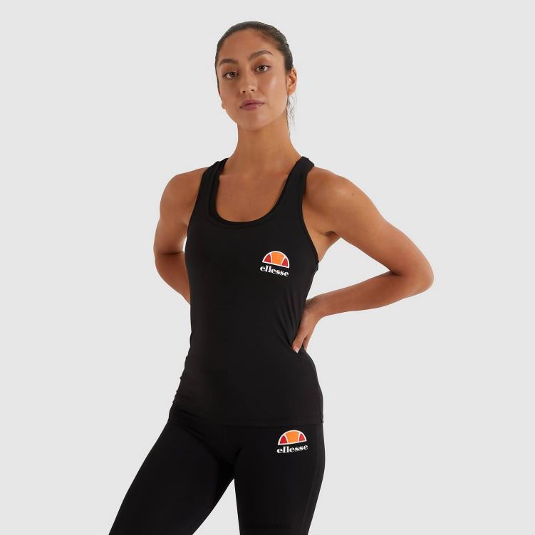 mujer top curasci sin mangas ropa Ellesse negro PZZNT76