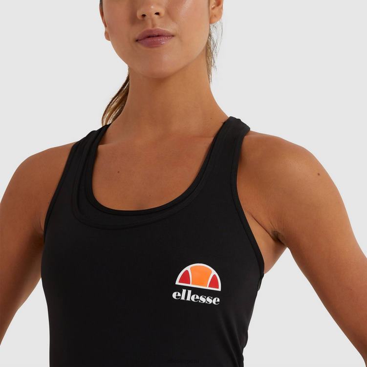 mujer top curasci sin mangas ropa Ellesse negro PZZNT76
