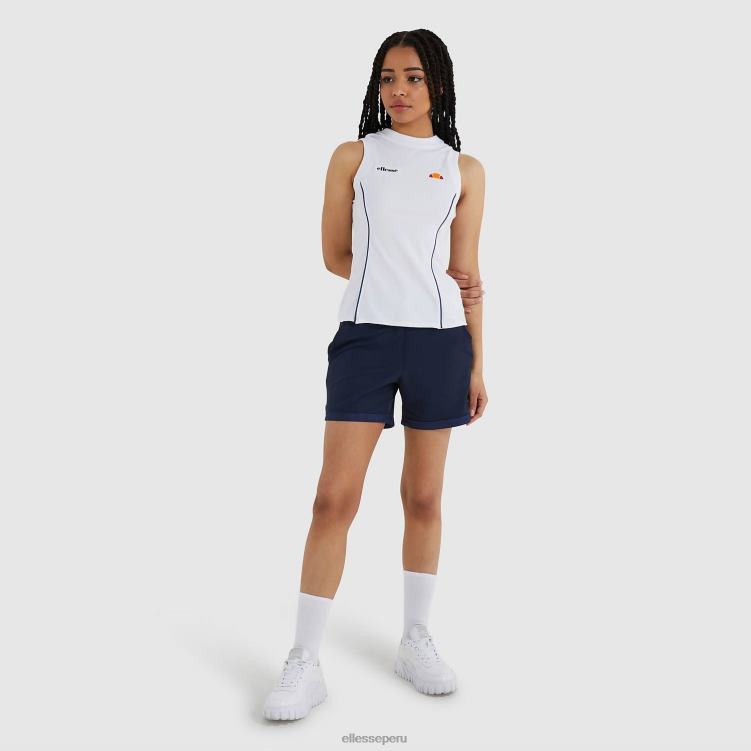 mujer top sin mangas tinta ropa Ellesse blanco PZZNT244