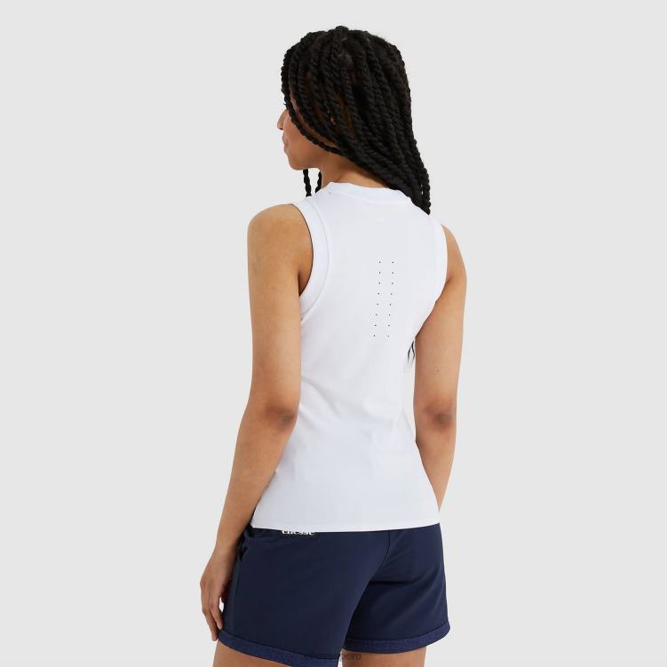 mujer top sin mangas tinta ropa Ellesse blanco PZZNT244