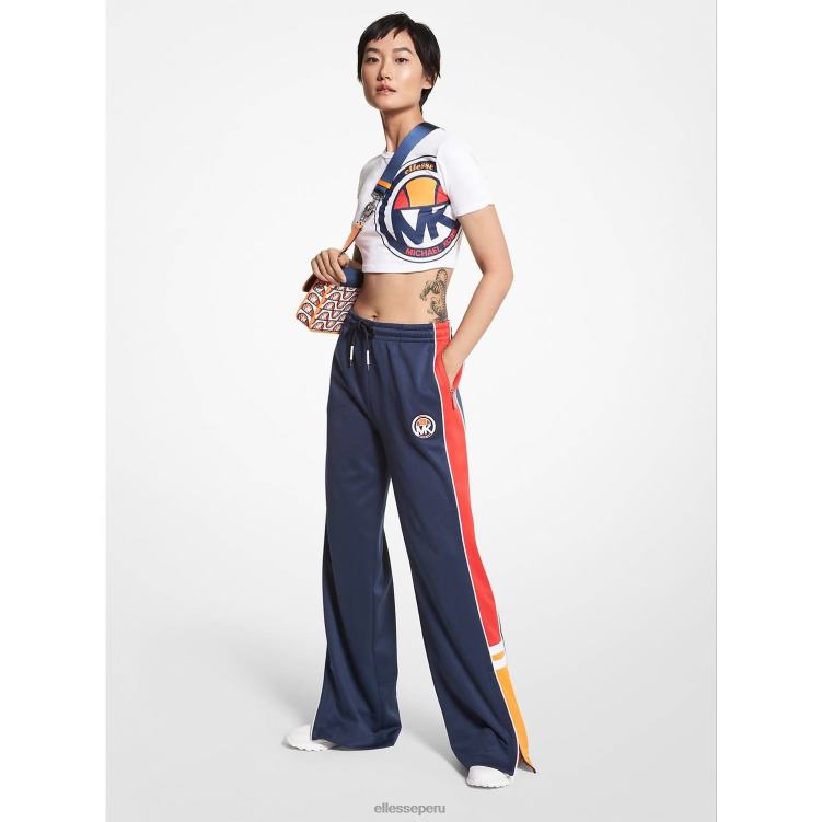 mujer pantalones de chándal mk en mezcla de algodón ropa Ellesse a rayas PZZNT17