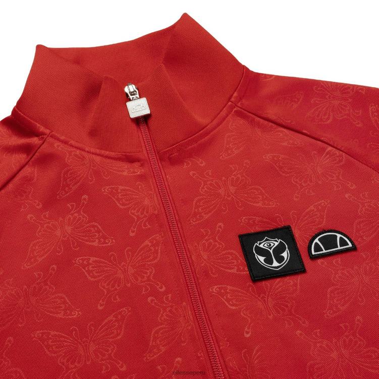mujer parte superior de la pista del mañana ropa Ellesse rojo PZZNT19