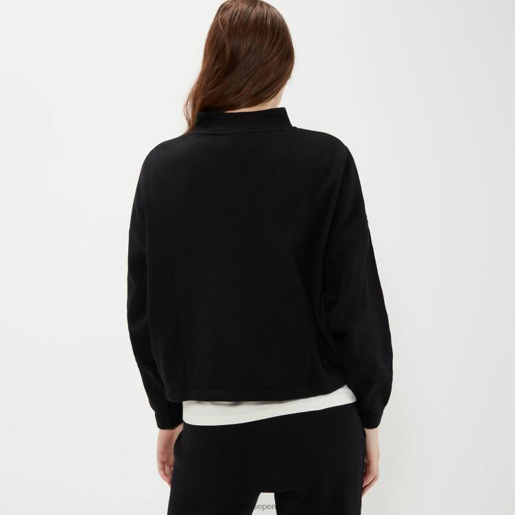mujer top de chándal corto oprello ropa Ellesse negro PZZNT16