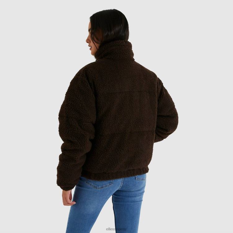 mujer chaqueta acolchada mollis ropa Ellesse marrón PZZNT165