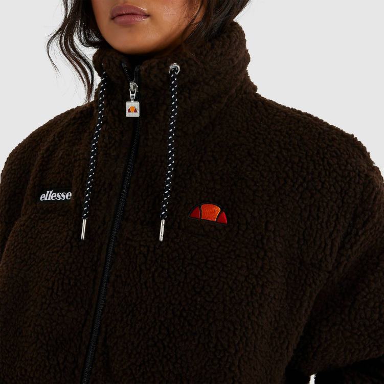 mujer chaqueta acolchada mollis ropa Ellesse marrón PZZNT165