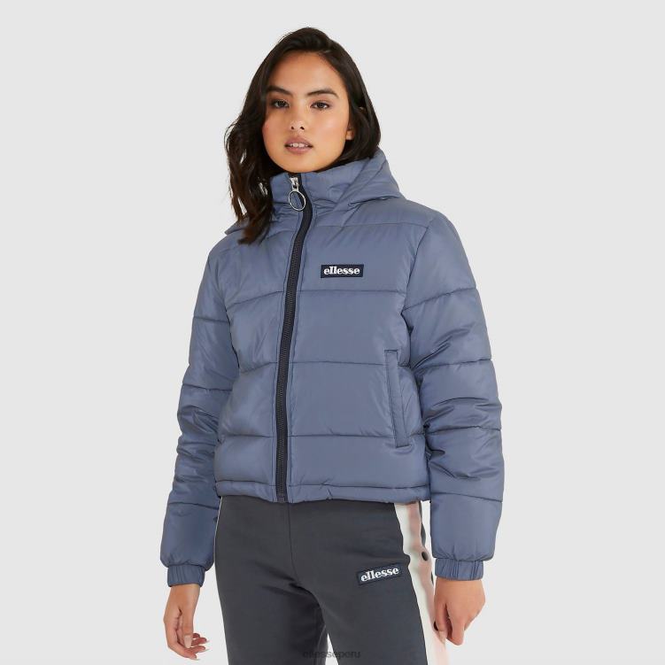 mujer chaqueta acolchada pana ropa Ellesse azul oscuro PZZNT162