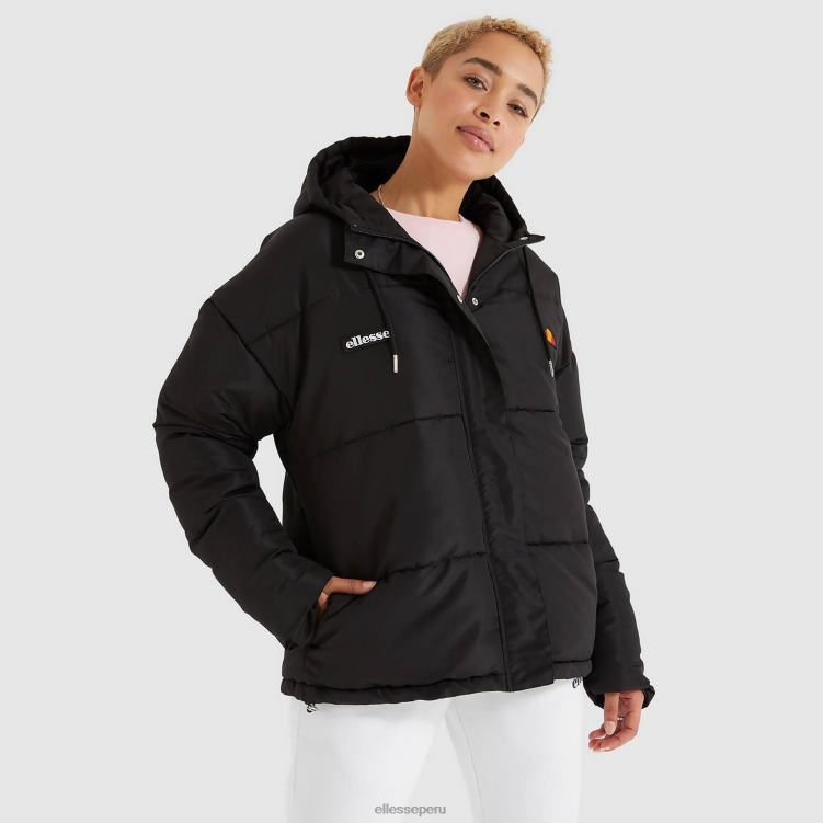 mujer chaqueta acolchada pejo ropa Ellesse negro PZZNT1