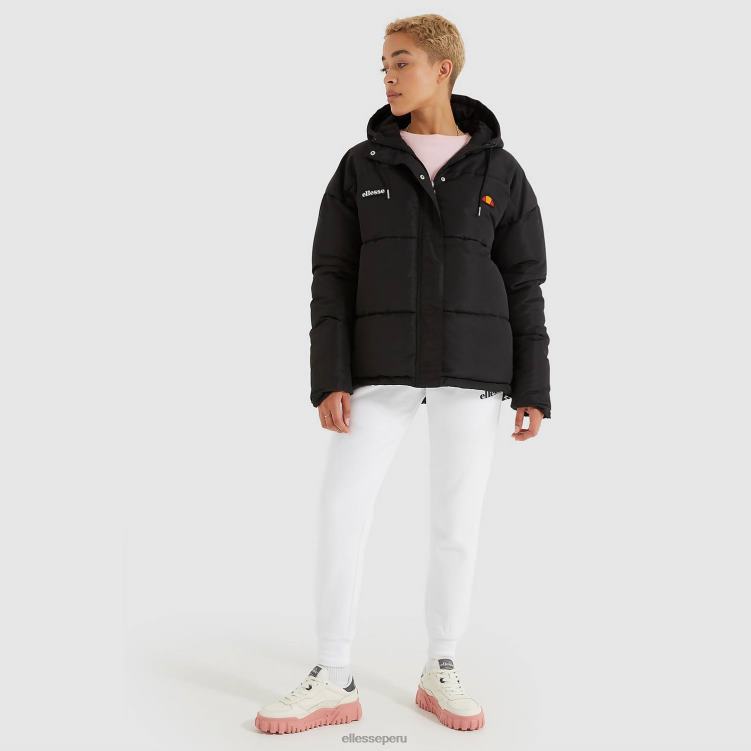 mujer chaqueta acolchada pejo ropa Ellesse negro PZZNT1