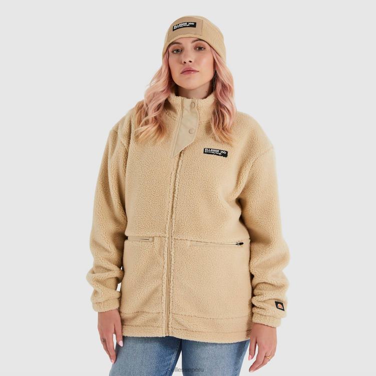 mujer chaqueta taburno ropa Ellesse beige PZZNT167