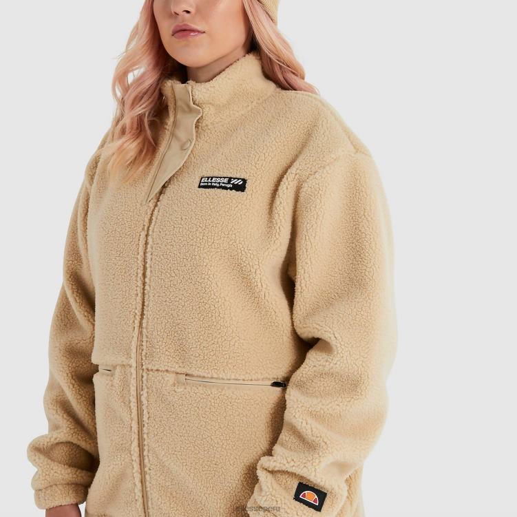 mujer chaqueta taburno ropa Ellesse beige PZZNT167