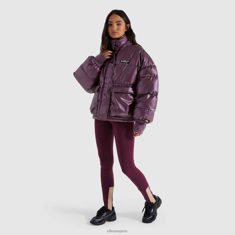 mujer chaqueta vesuvio ropa Ellesse morado oscuro PZZNT159