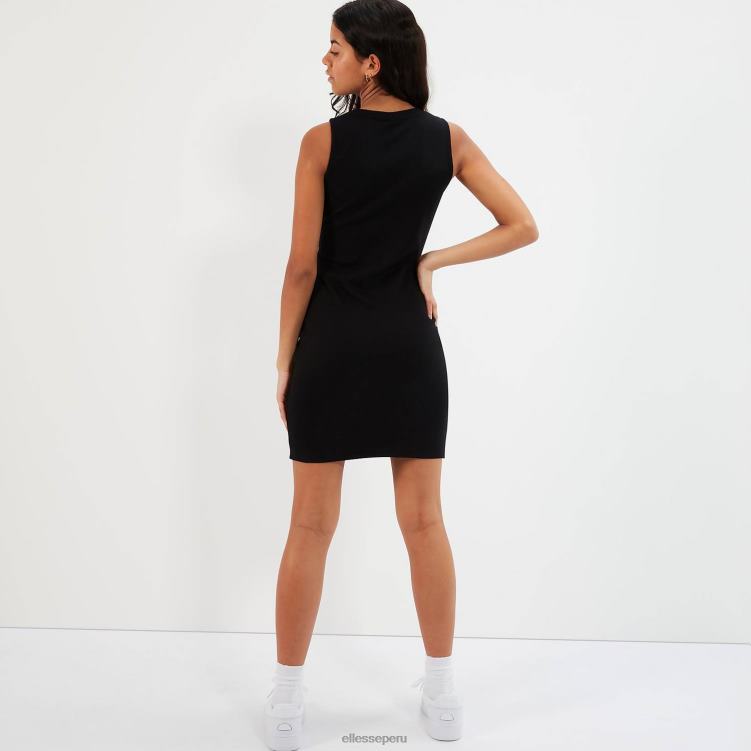 mujer vestido de muñeca ropa Ellesse negro PZZNT101