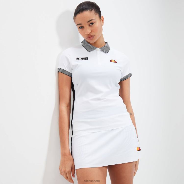 mujer polo berienne ropa Ellesse blanco PZZNT83