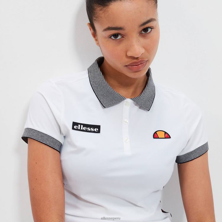 mujer polo berienne ropa Ellesse blanco PZZNT83