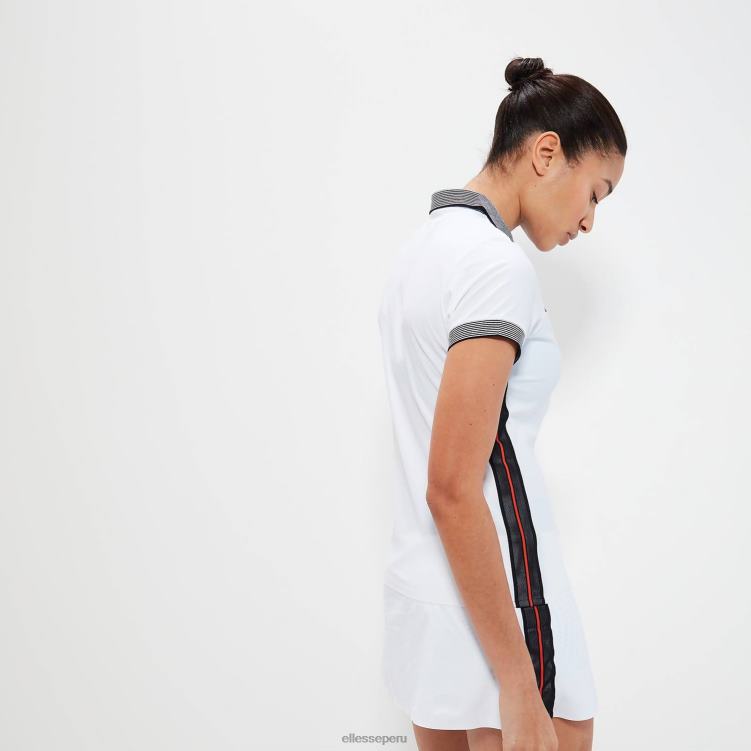 mujer polo berienne ropa Ellesse blanco PZZNT83
