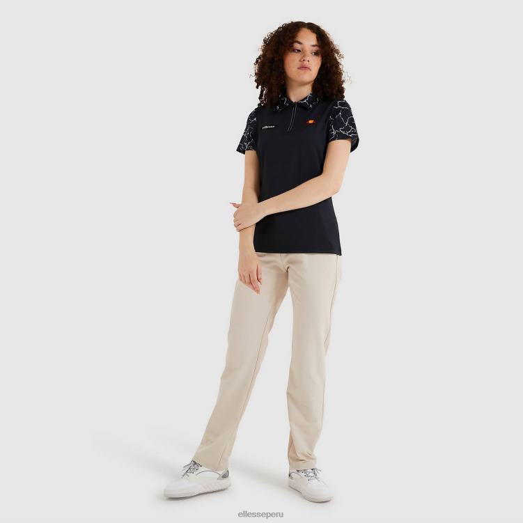 mujer polo de rique ropa Ellesse negro PZZNT229