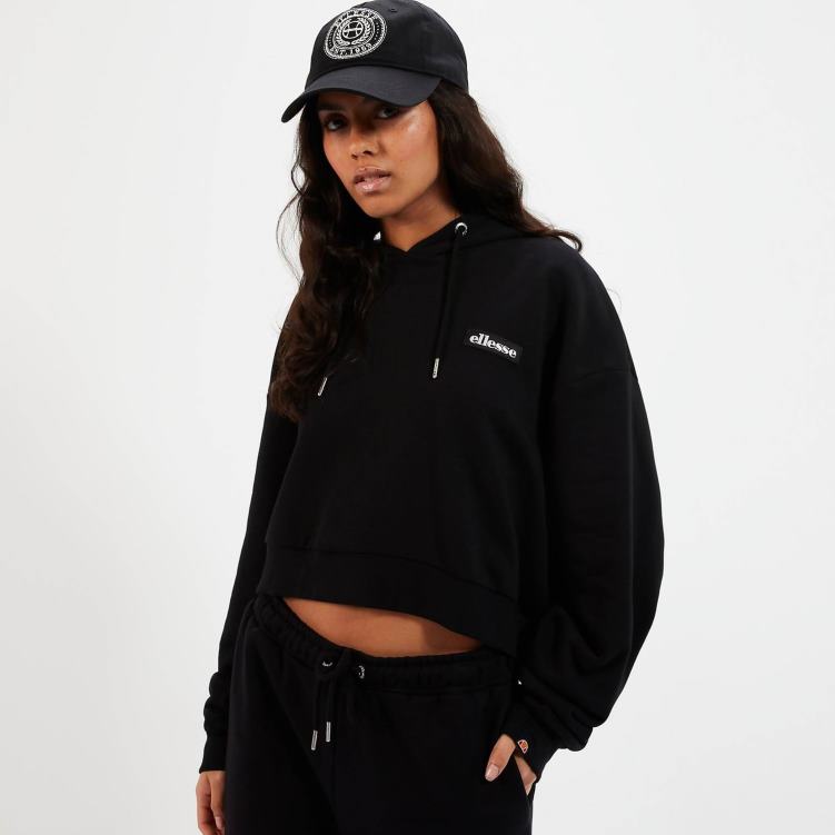 mujer sudadera con capucha halo ropa Ellesse negro PZZNT21