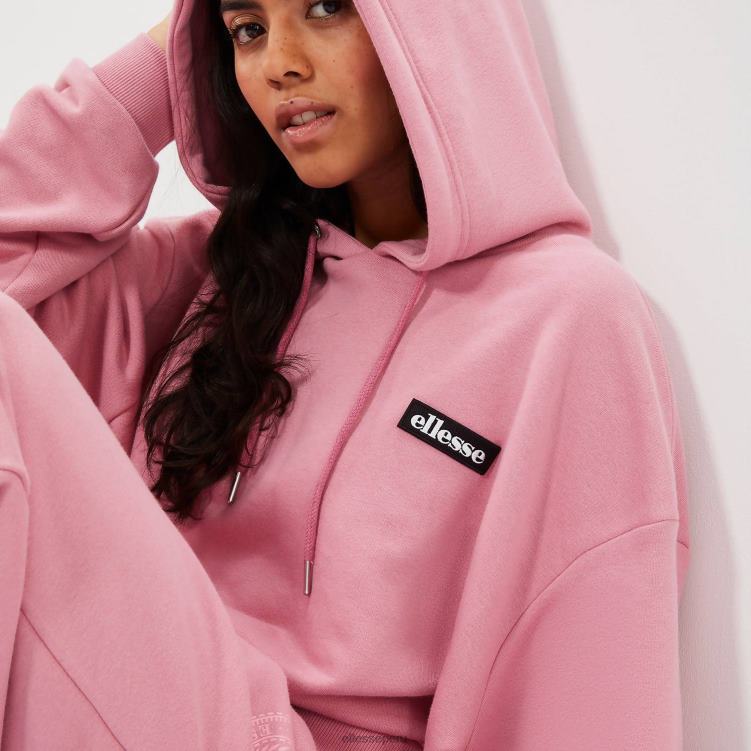mujer sudadera con capucha halo ropa Ellesse rosa PZZNT22